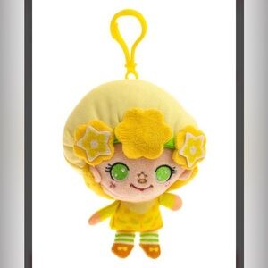 Strawberry Shortcake Lemon Meringue Plush Bag Charm Keychain Clip Retro NWT